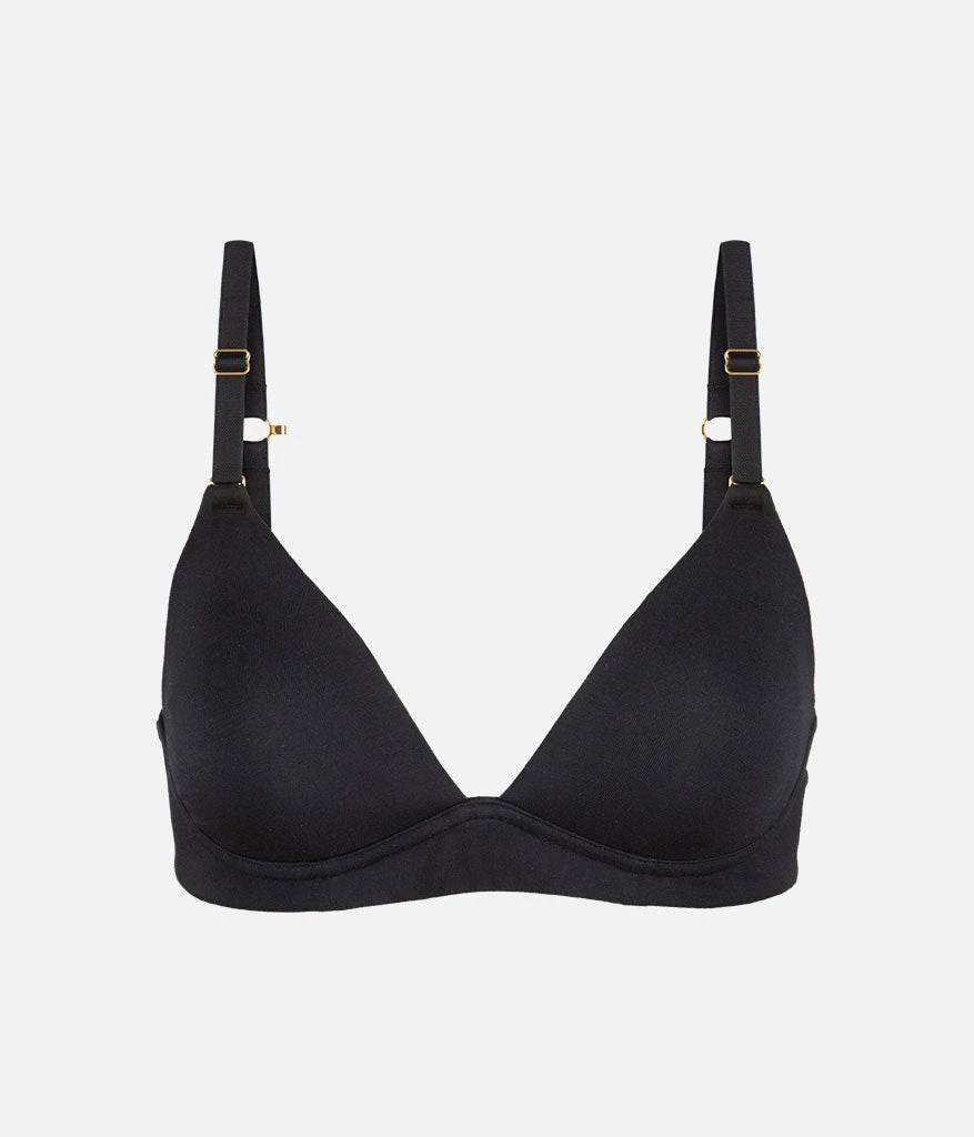 The All-Day Plunge No-Wire Bra: Jet Black - Image 10