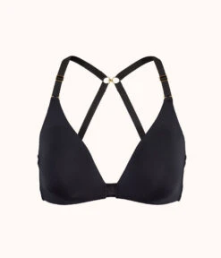 The Flex No-Wire Bra: Jet Black 12 The Flex No-Wire Bra: Jet Black -Wear Lively Shop 6 product flat front1 flex no wire bra jet black 21dacac3 6624 44d8 9e0e 7871a75b5245