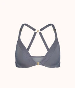 The Front Close No-Wire Bra: Smoke -Wear Lively Shop 6 product flat front1 front close no wire bra smoke 4ed3b89a cb3f 4721 a757 ba44d31d4ba1