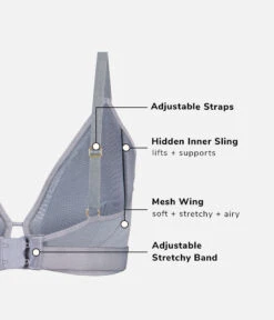 The Busty Bralette: Jet Black -Wear Lively Shop 7 product flat back busty bra jet black