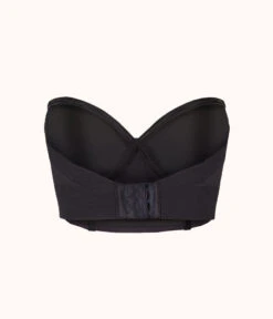 The Low Back Strapless: Jet Black -Wear Lively Shop 7 product flat back low back strapless jet black