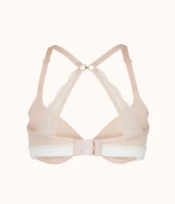 The T-Shirt Bra: Toasted Almond -Wear Lively Shop 8 product flat back1 tshirt bra toasted almond