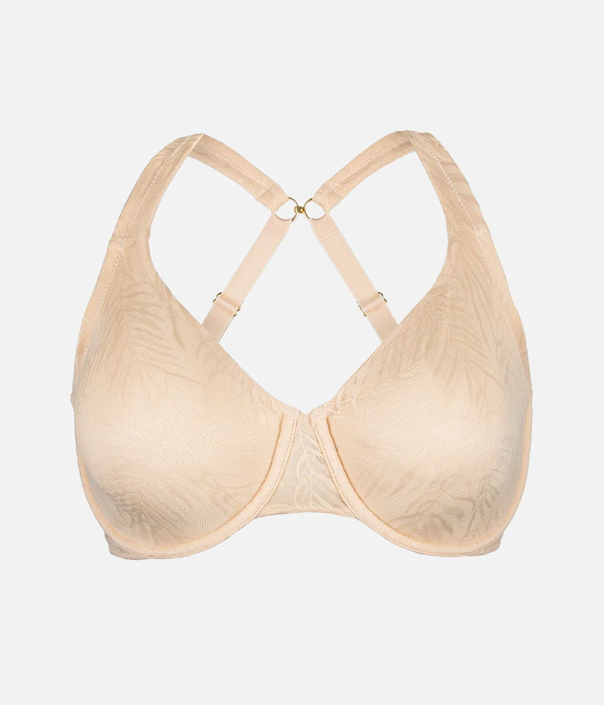 The Smooth Lace Minimizer Bra: Toasted Almond 8 The Smooth Lace Minimizer Bra: Toasted Almond - Image 8