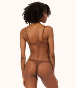 The No Show Thong: Rich Clay -Wear Lively Shop on model back no show thong rich clay ec9158cb e6b6 4a9a 8c85 169247ed762f