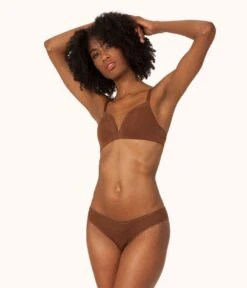 The Mesh Back Bikini: Rich Clay 7 The Mesh Back Bikini: Rich Clay -Wear Lively Shop on model front mesh back bikini rich clay 2b72a18e d521 4ff0 9949 8805ef83c883