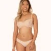 The Palm Lace Bikini: Toasted Almond -Wear Lively Shop on model front palm lace bikini toasted almond 2e8a6ef6 3695 4b21 a439 9d47104e8874