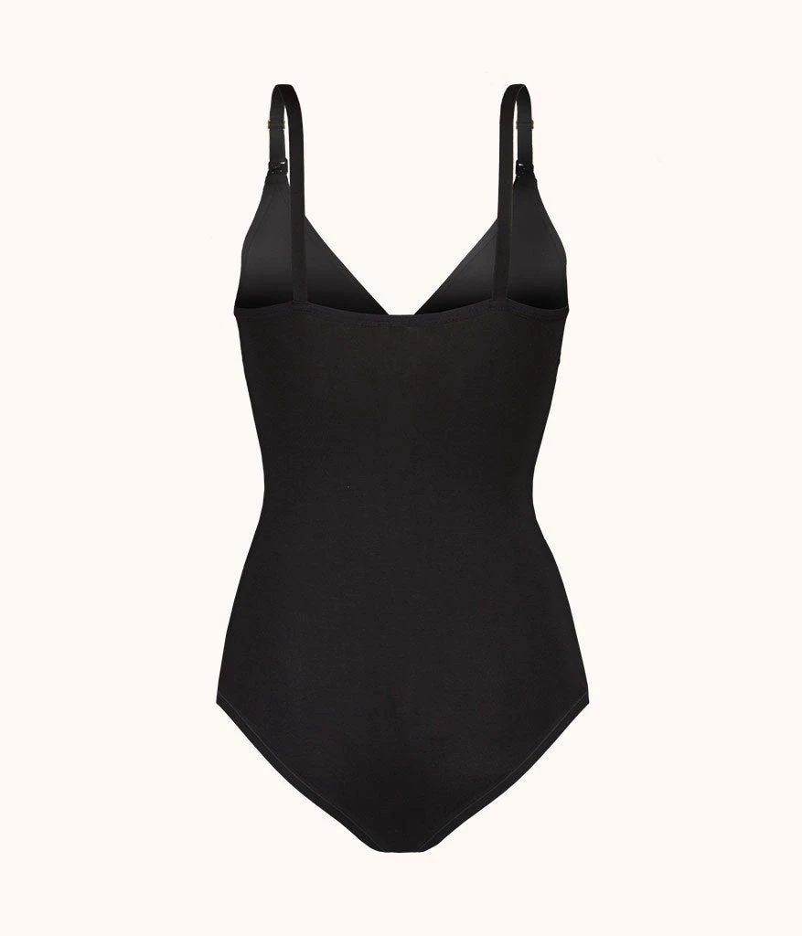 The All-Day Nursing Bodysuit: Jet Black 2 The All-Day Nursing Bodysuit: Jet Black - Image 2