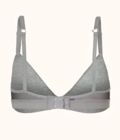 The All-Day Deep V No-Wire: Heather Gray -Wear Lively Shop product flat back modal v no wire heather gray 02c5f9cd 9c91 4fcb a734 9e279c452b8a