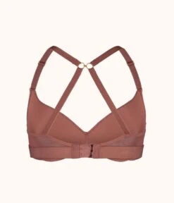 The No-Wire Push-Up: Umber -Wear Lively Shop product flat back1 no wire push up umber 7537b8d4 616d 4be9 90c8 1224f2fd5f6d