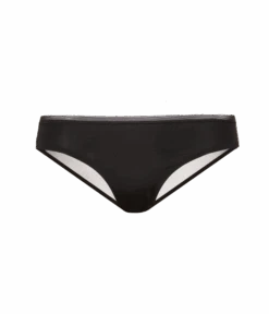 The Mesh Back Bikini: Jet Black -Wear Lively Shop product flat front bikini jetblack 65be5992 be21 4177 a745 524c569b4c4a