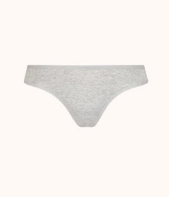 The Cotton Thong: Heather Gray -Wear Lively Shop product flat front cotton thong heather gray 1cd45531 6317 423a b3d5 f059042e7fe4