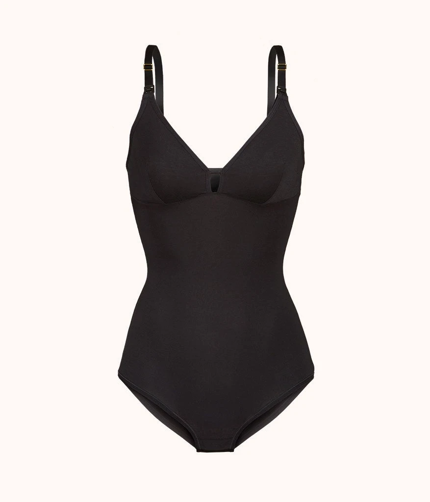The All-Day Nursing Bodysuit: Jet Black 1 The All-Day Nursing Bodysuit: Jet Black