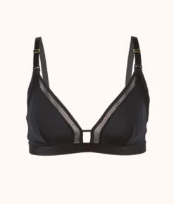 The Mesh Trim Nursing Bralette: Jet Black 10 The Mesh Trim Nursing Bralette: Jet Black -Wear Lively Shop product flat front maternity bralette jet black b6fbb4ec 8d88 49d0 a9bb 1ffc299cd34a