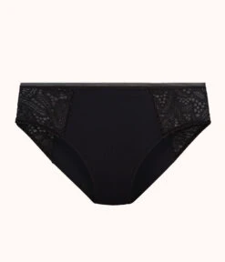 The Lace High Waist Bikini: Jet Black -Wear Lively Shop product flat front palm lace brief jet black a1760f74 e7bd 4a83 9725 e9b53728b0e6