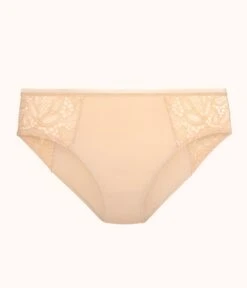 The Lace High Waist Bikini: Toasted Almond 8 The Lace High Waist Bikini: Toasted Almond -Wear Lively Shop product flat front palm lace brief toasted almond a819b694 9567 48c4 8168 96edc2ba7379