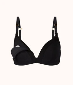 The No-Wire Nursing Bra: Jet Black -Wear Lively Shop product flat front1 no wire maternity jet black b4d3ccf1 19ae 4a18 9278 707e58e07573