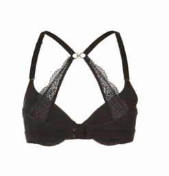 The T-Shirt Bra: Jet Black -Wear Lively Shop product flat side tshirt jetblack 5063c8cb 5708 44fb 83b5 d16c69a48f4b