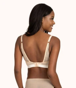 The T-Shirt Bra: Toasted Almond -Wear Lively Shop sizeswap 32DDD 3 back tshirt bra toasted almond