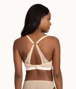 The T-Shirt Bra: Toasted Almond -Wear Lively Shop sizeswap 32DDD 4 back1 tshirt bra toasted almond