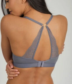 The T-Shirt Bra: Smoke -Wear Lively Shop sizeswap 34B 4 back tshirt bra smoke