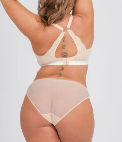 The T-Shirt Bra: Toasted Almond -Wear Lively Shop sizeswap 38DDD 3 back tshirt bra toasted almond